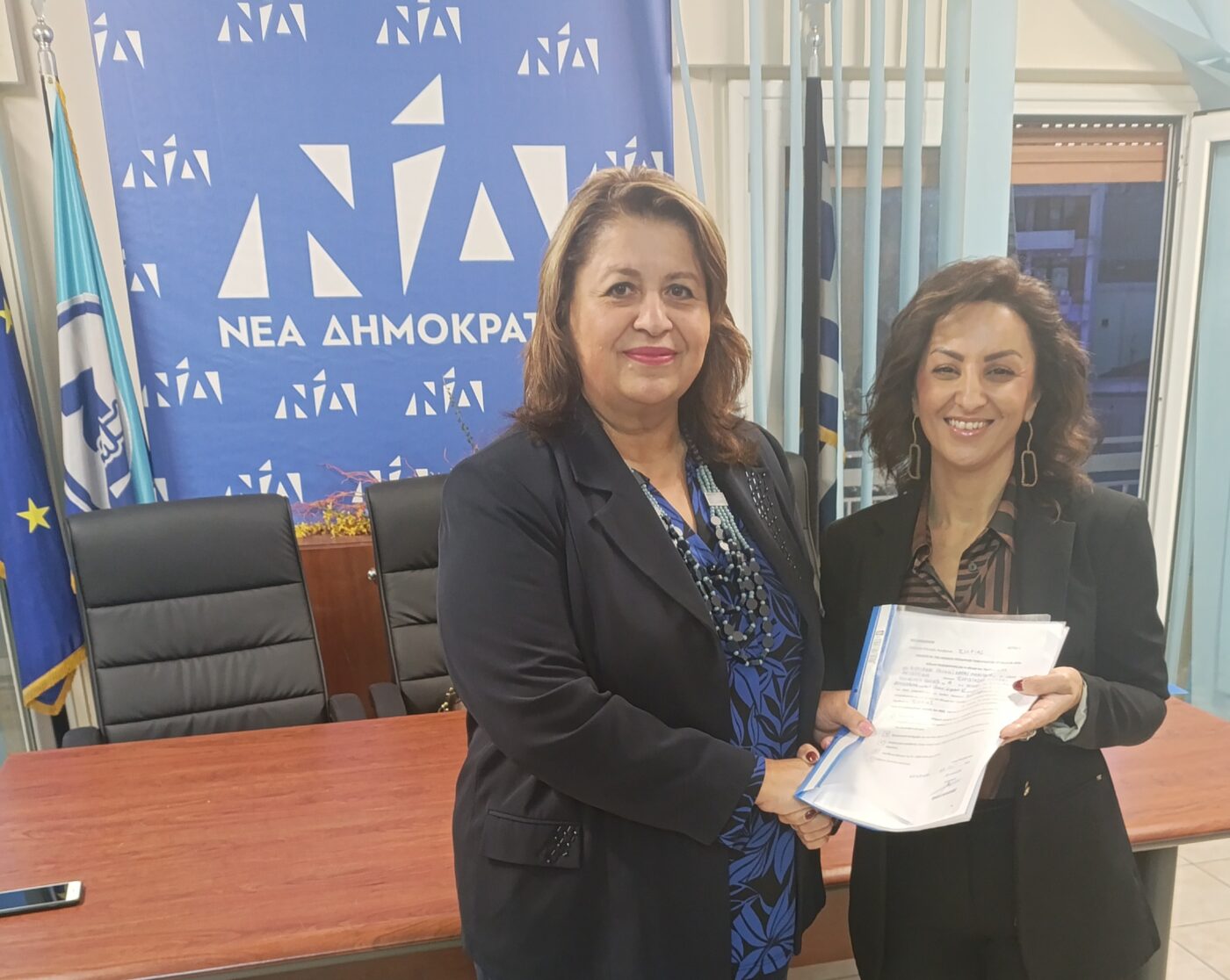 Κατάθεση υποψηφιότητας για πρόεδρος ΔΕΕΠ Πιερίας της Κικής Καραγιαννίδου