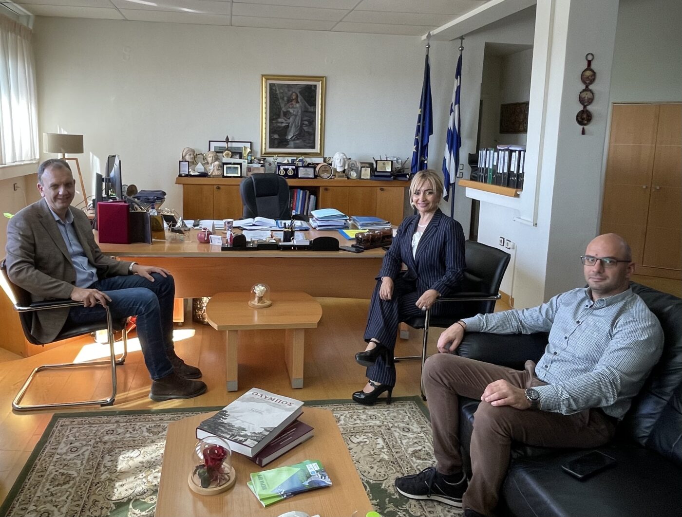 Συνάντηση της αντιπεριφερειάρχη με τον Πρόεδρο του Τμήματος Εφοδιαστικής Αλυσίδας