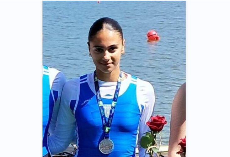 Η αθλήτρια του Ν.Ο.Κατ. Στελλίνα Καρυώτη, σε προπονητικό κοινόβιο της Ελληνικής Κωπηλατικής Ομοσπονδίας