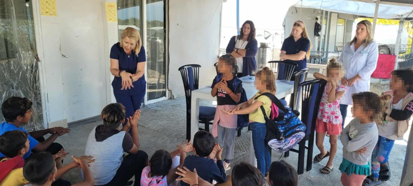 Ενημέρωση για την ατομική υγιεινή σε μαθητές Ρομά από το Γενικό Νοσοκομείο Κατερίνης