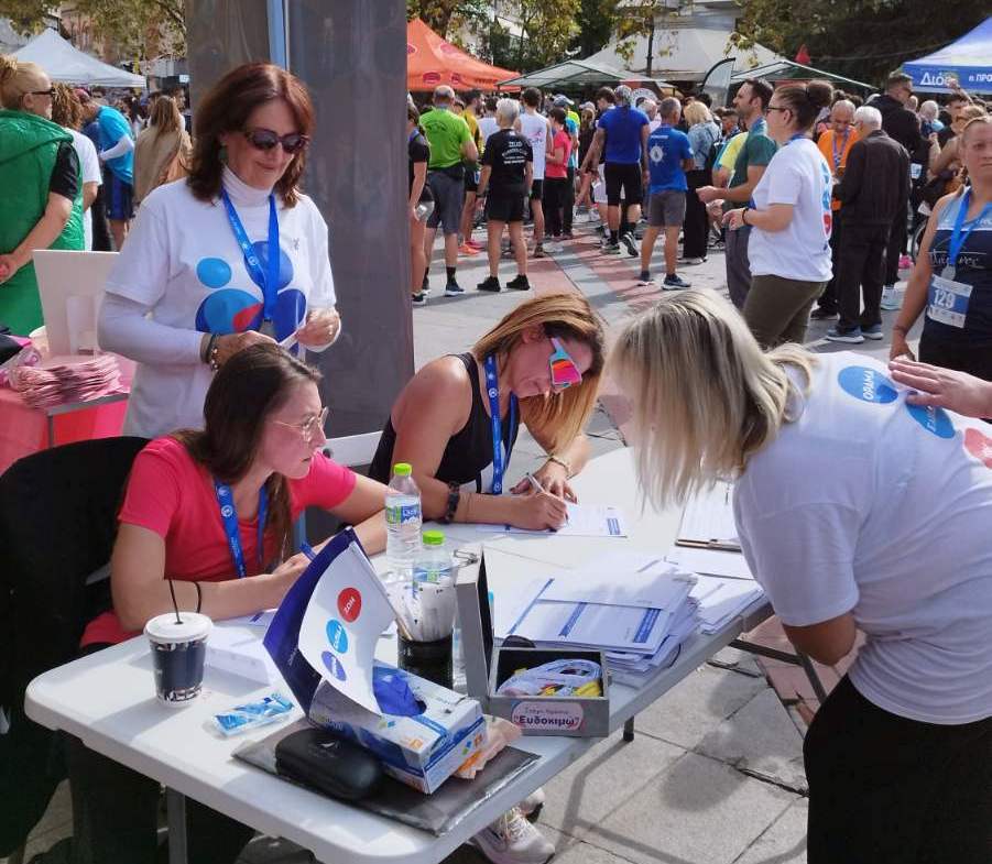 Ενημέρωση για τη δωρεά μυελού των οστών στο «Τρέχω για την Κατερίνη» από τον Σύλλογο Καρκινοπαθών