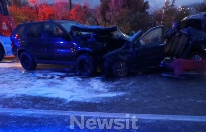 Τροχαίο δυστύχημα στην Αθηνών – Λαμίας: 3 νεκροί και 3 τραυματίες μετά από καραμπόλα στα διόδια Αφιδνών