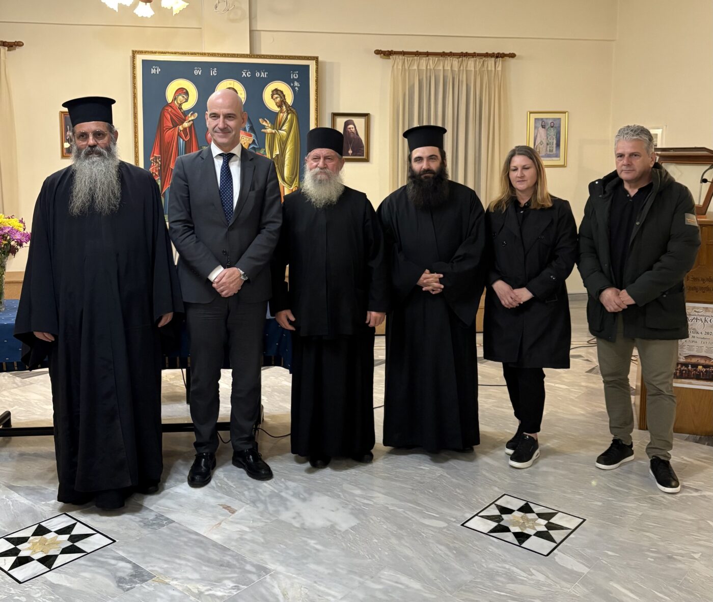 Στον Λόφο στην ομιλία του Γέροντα Μάξιμου ο Φ. Μπαραλιάκος 