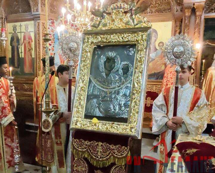 Κατερίνη: Υποδοχή της εικόνας της Παναγίας Πέτρας  (vid)