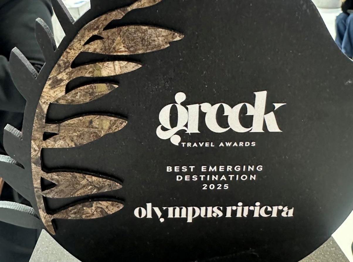 Η Πιερία βραβεύτηκε ως «Καλύτερος αναδυόμενος Προορισμός» στα Greek Travel Awards 2025 στο Λονδίνο