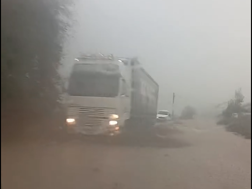 Έντονη βροχόπτωση στη βόρεια Πιερία (vid)