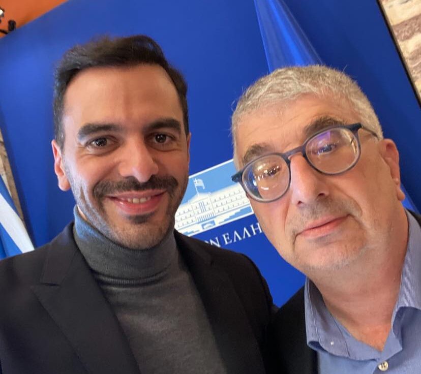 Συνάντηση Μ. Χριστοδουλάκη – Κ. Κιτιξή στη Βουλή