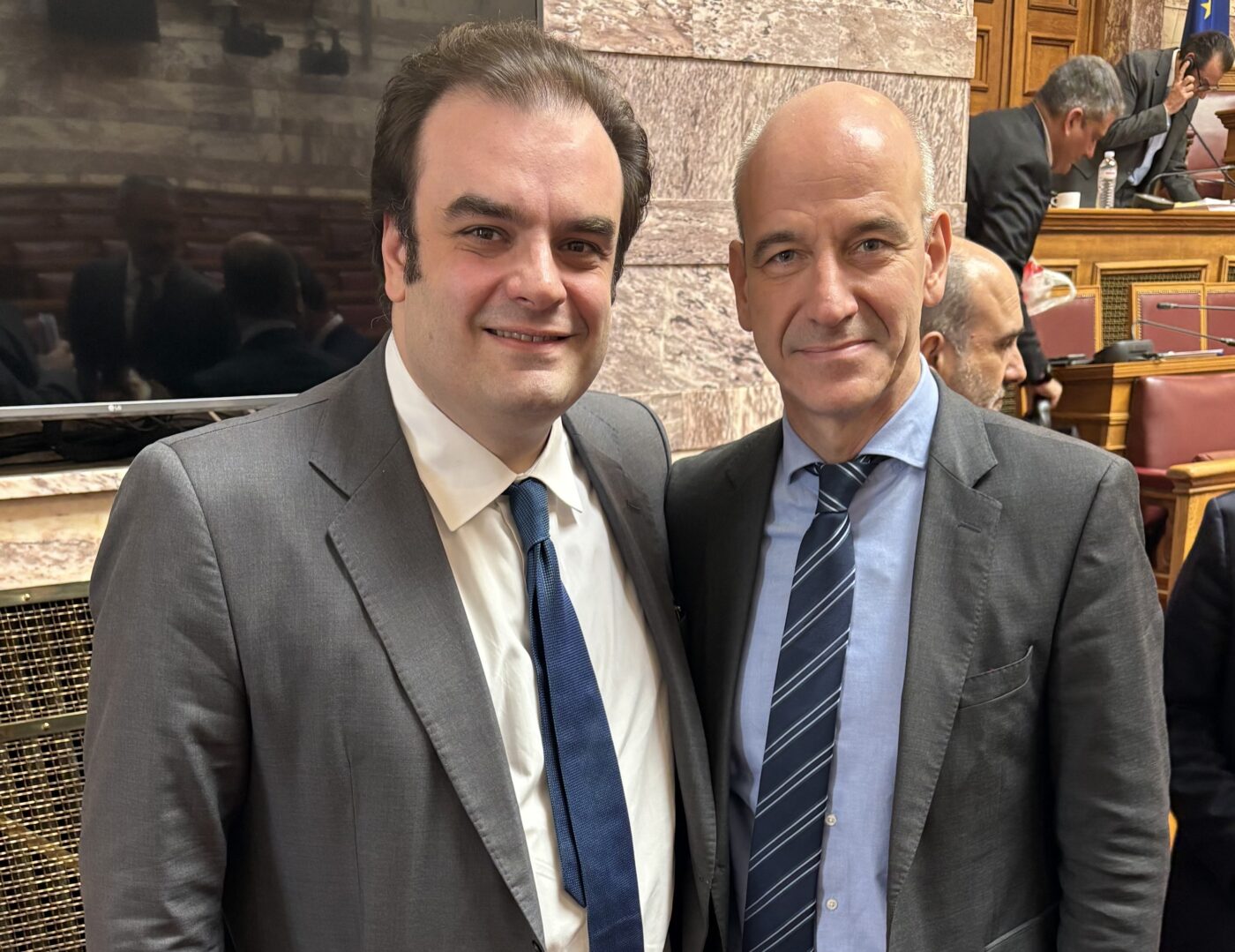 Τα συγχαρητήρια του Φώντα Μπαραλιάκου στον Κυριάκο Πιερρακάκη για την εκλογή του στην προεδρία του Eurogroup