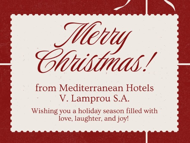 Mediterranean Hotels – Ευχές για Καλή Χρονιά!
