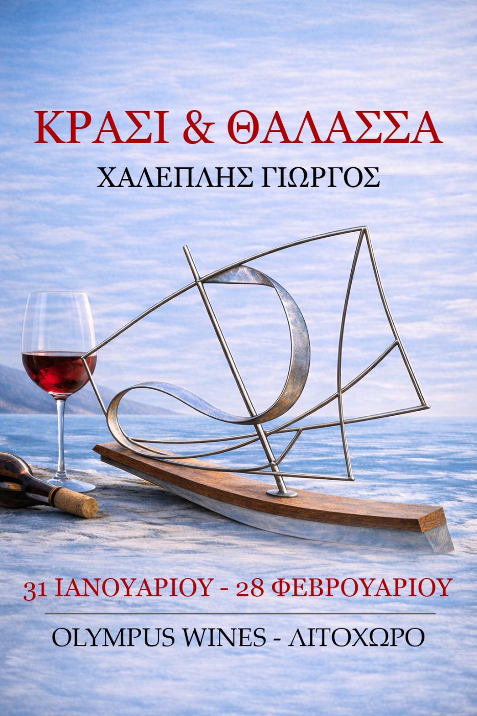Έκθεση Χαλεπλής Olympus Wines – «Κρασί και Θάλασσα»