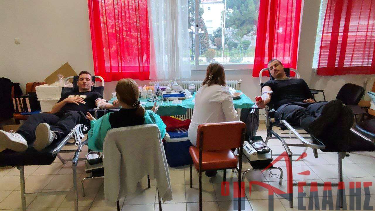 Εθελοντική αιμοδοσία με πρωτοβουλία του βουλευτή Φ. Μπαραλιάκου (vid)