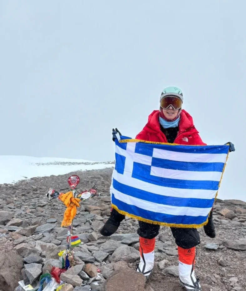 Η Κική Τσακαλδήμη τα κατάφερε: κατέκτησε την κορυφή του Ακονκάγκουα – Το θερμό ευχαριστώ στον Γρηγόρη Δημητριάδη