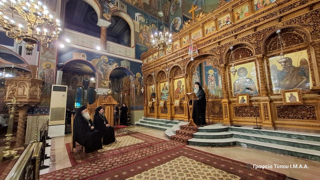 Ομιλία του Σεβασμιωτάτου Μητροπολίτου Κίτρους για τον Όσιο Γεράσιμο τον Μικραγιαννανίτη στο Αγρίνιο