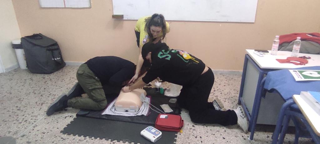 Εκπαιδευτική δράση της Διασωστικής Ομάδας Πιερίας στο ΣΑΕΚ Φυσικοθεραπευτών Σίνδου