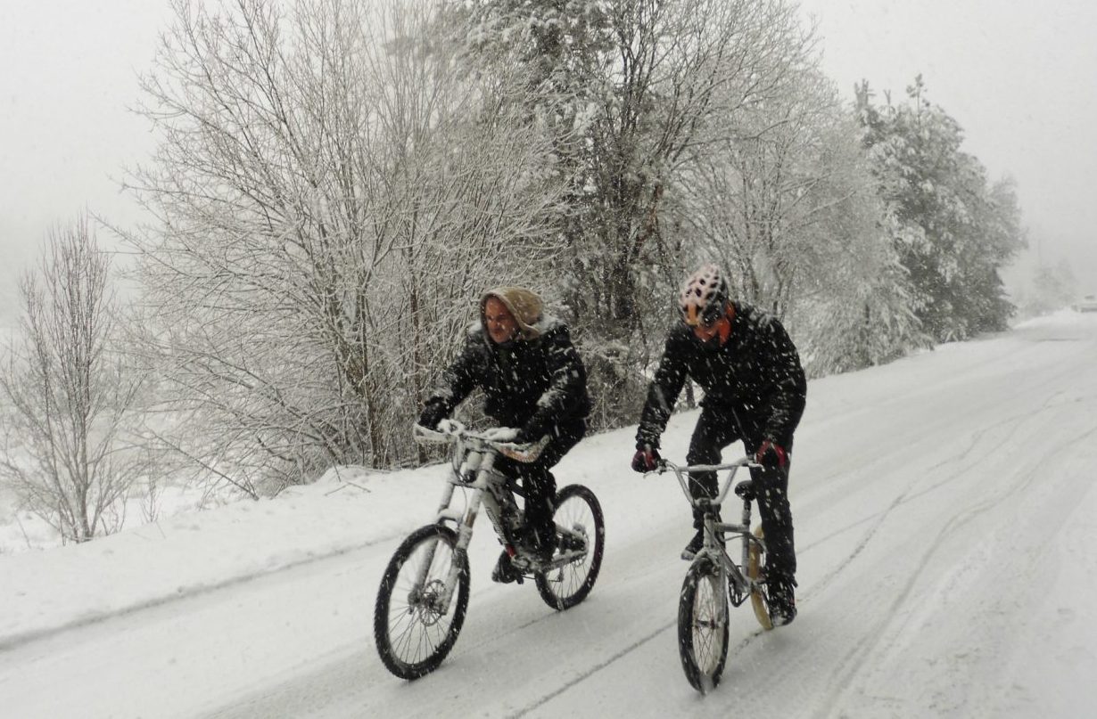 ΕΛ.Π.ΠΙ.: Χιονοποδηλασία στα Πιέρια!
