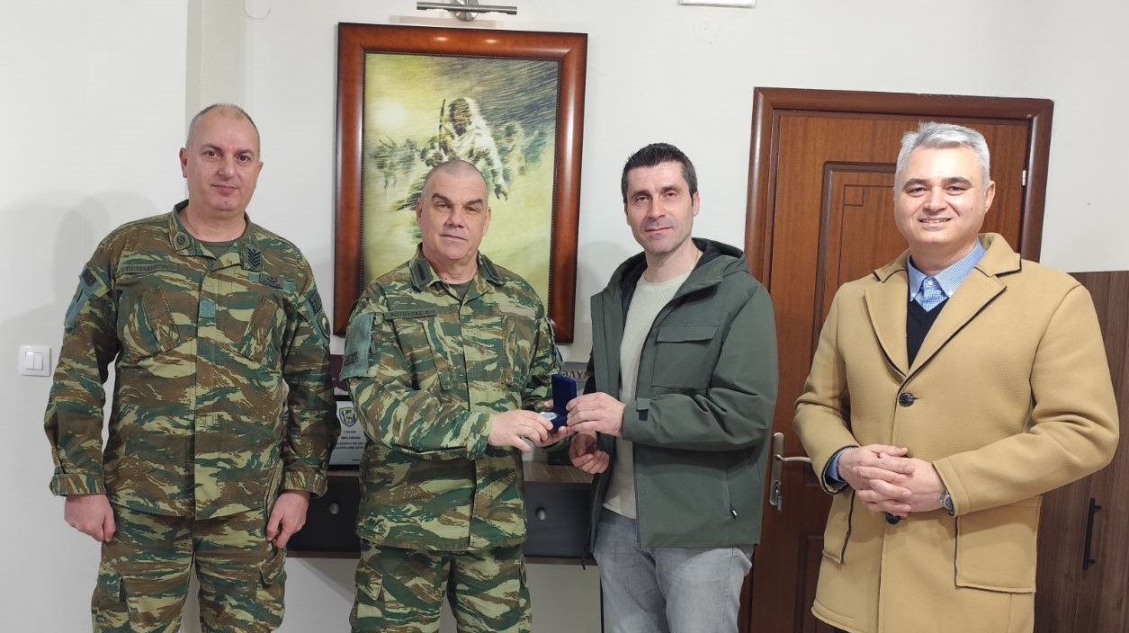 Συνάντηση της Ένωσης Στρατιωτικών με τον νέο Ταξίαρχο Λιτοχώρου