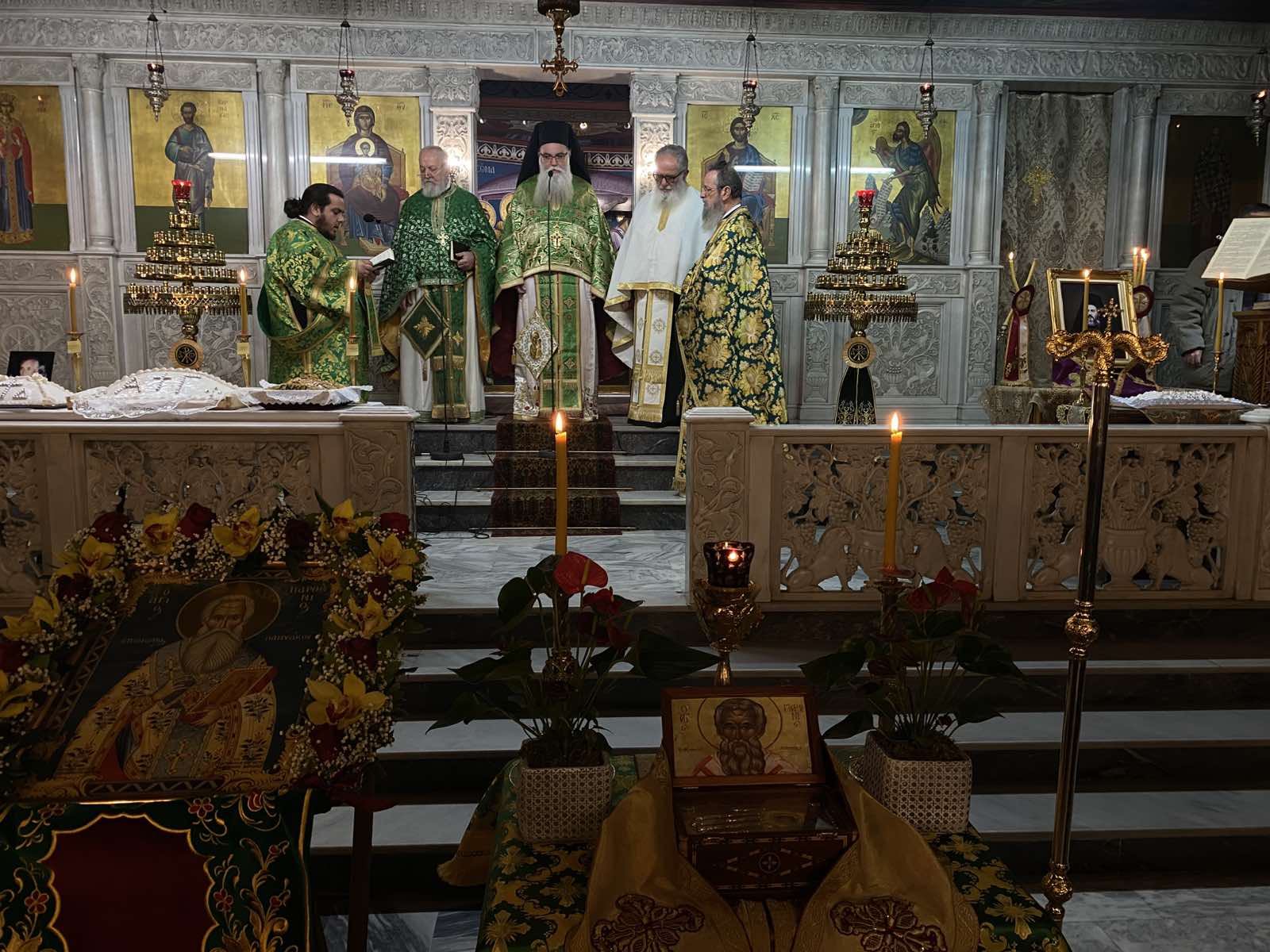 Εορτή του Αγίου Παρθενίου, προστάτη των καρκινοπαθών, στην Κατερίνη