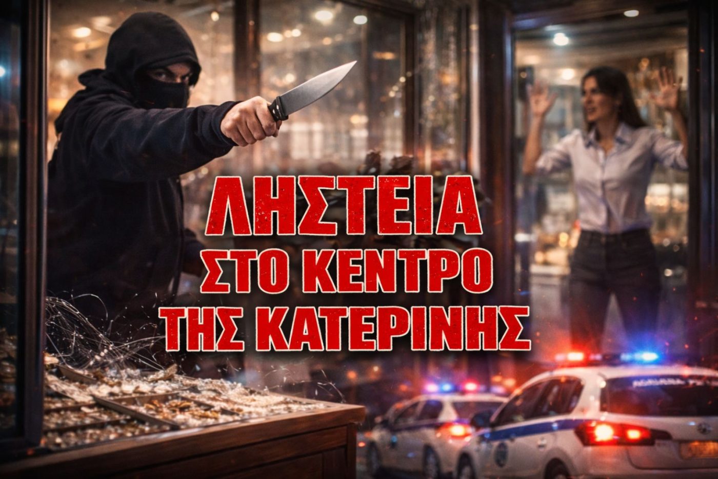 Κατερίνη: Ληστεία στο κέντρο, μέρα μεσημέρι!