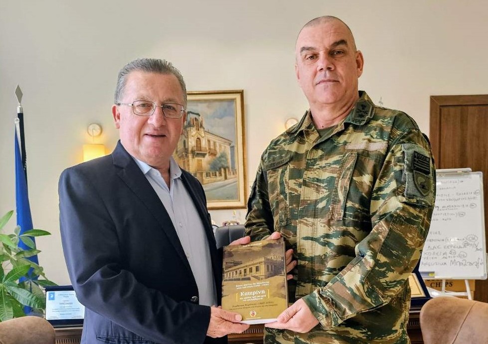 Στον Δήμαρχο Κατερίνης ο νέος Διοικητής της Ταξιαρχίας Λιτοχώρου