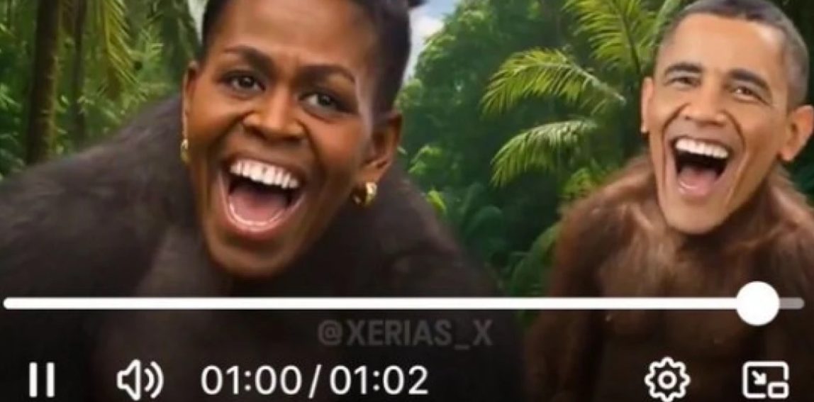 Οργή για τη ρατσιστική ανάρτηση του Τραμπ κατά των Ομπάμα