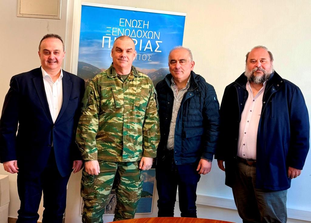 Συνάντηση της ΕΞΕΠ με τον νέο Διοικητή της Ταξιαρχίας Λιτοχώρου