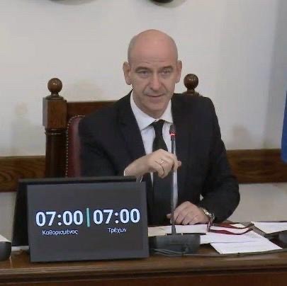 1η συνεδρίαση της Επιτροπής Βιβλιοθήκης της Βουλής υπό την προεδρία του Ξενοφώντα Μπαραλιάκου