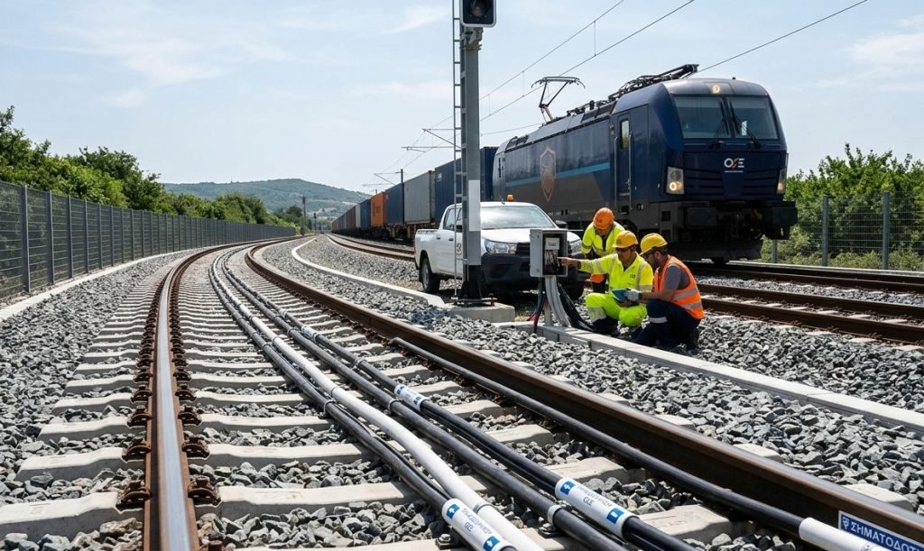 «Πιάστηκε» επ’ αυτοφώρω να ξηλώνει χαλκό από τις ράγες του ΟΣΕ